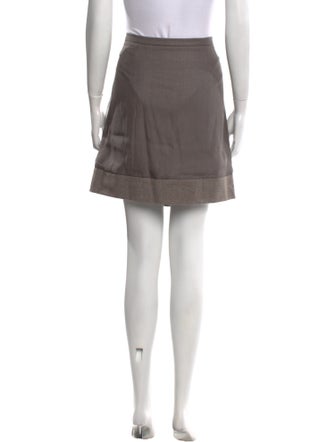 Brunello Cucinelli Virgin Wool Mini Skirt