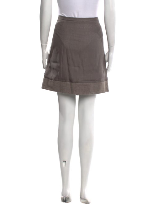 Brunello Cucinelli Virgin Wool Mini Skirt