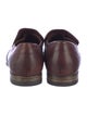 Brunello Cucinelli Leather Beaded Accents Loafers
