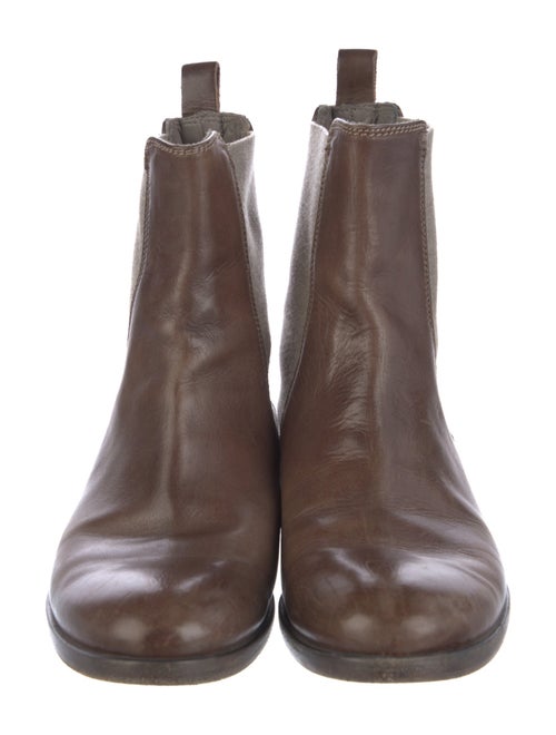 Brunello Cucinelli Leather Chelsea Boots