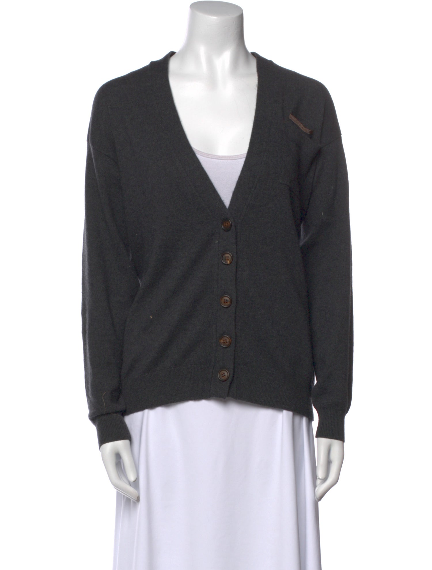 Brunello Cucinelli Cashmere V-Neck Sweater