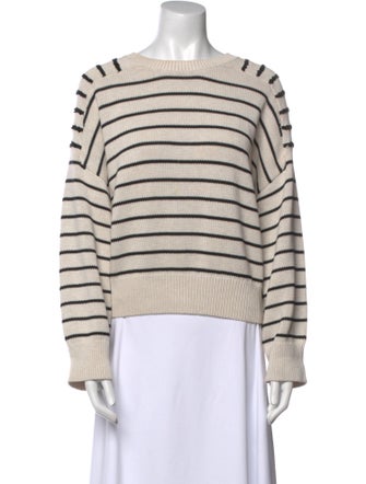 Brunello Cucinelli Striped Crew Neck Sweater