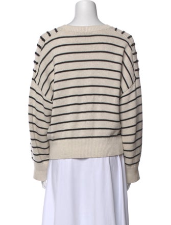 Brunello Cucinelli Striped Crew Neck Sweater