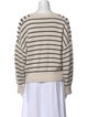 Brunello Cucinelli Striped Crew Neck Sweater