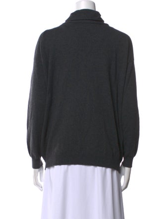Brunello Cucinelli Cashmere Plunge Neckline Sweater