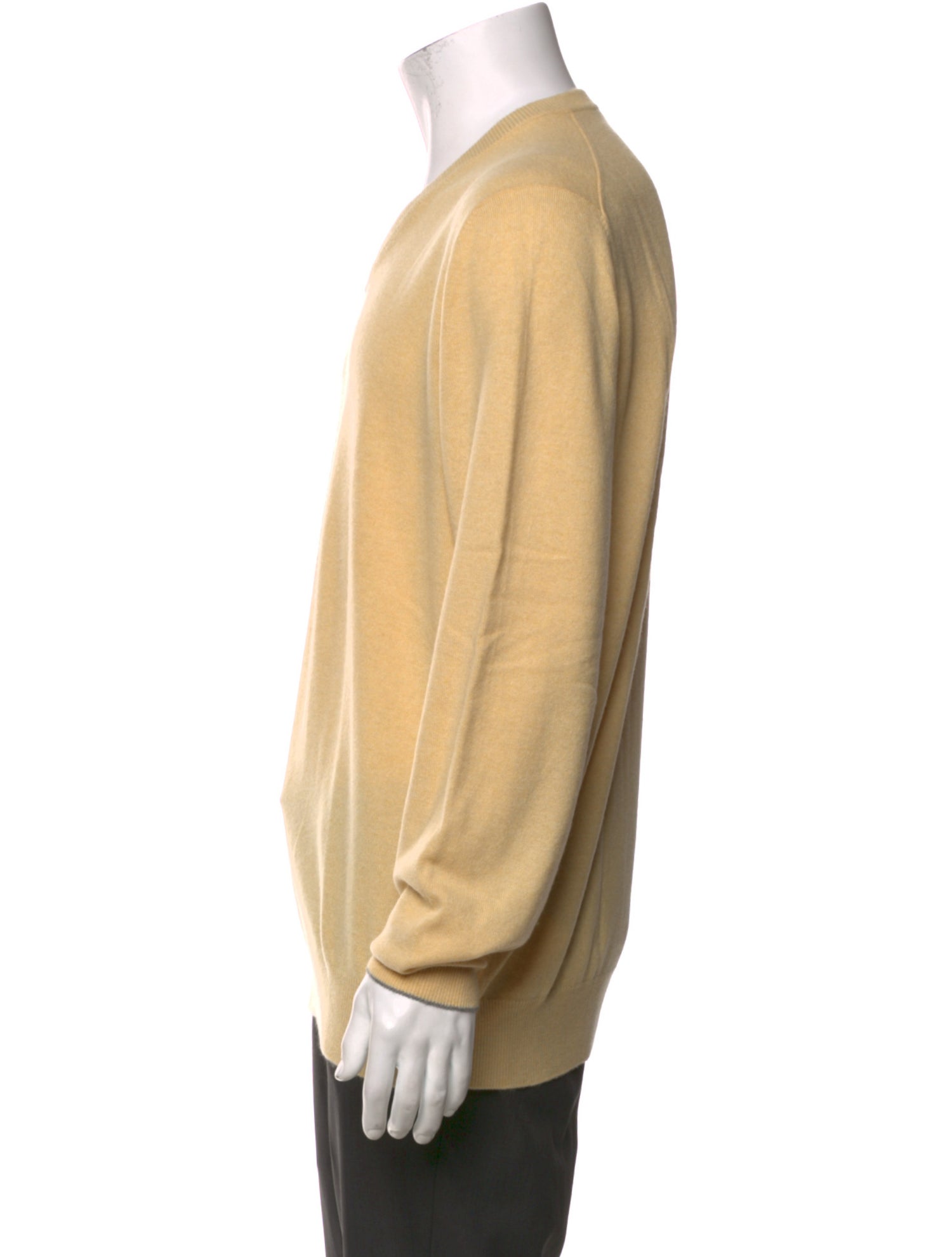 Brunello Cucinelli V-Neck Long Sleeve Pullover