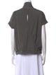 Brunello Cucinelli Cowl Neck Short Sleeve Top