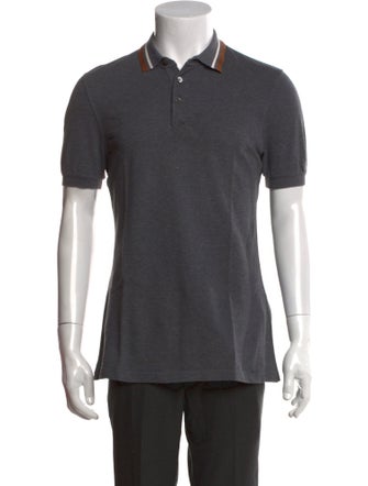 Brunello Cucinelli Collar Short Sleeve Polo Shirt