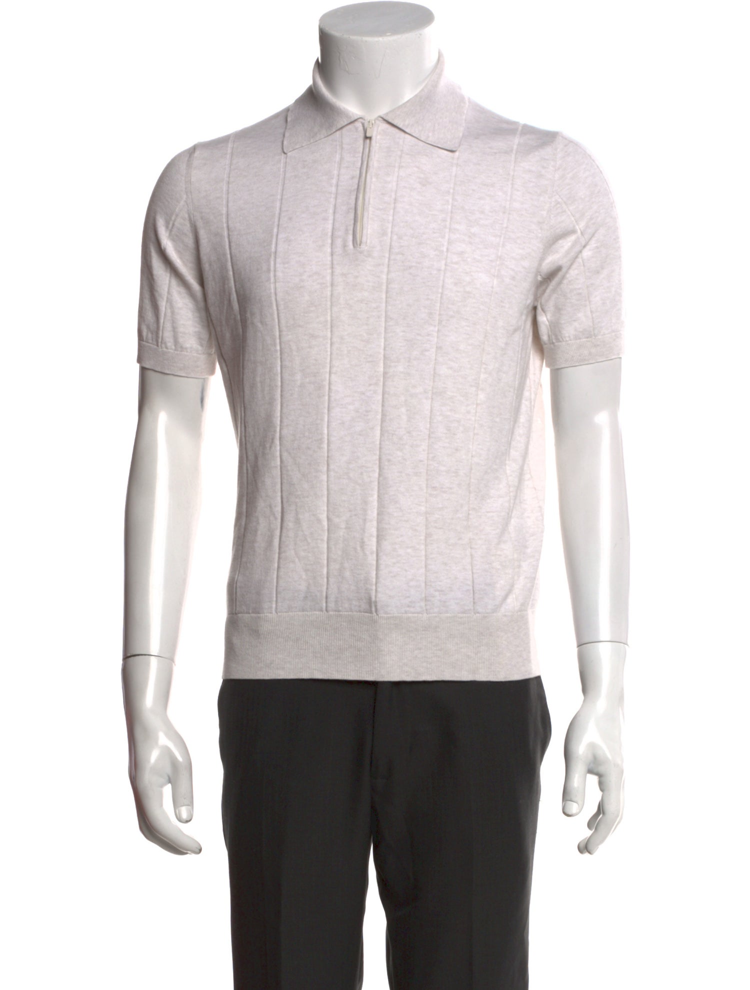 Brunello Cucinelli Crew Neck Short Sleeve Polo Shirt