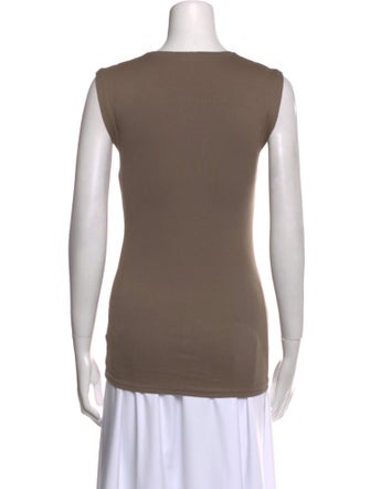 Brunello Cucinelli V-Neck Sleeveless Top