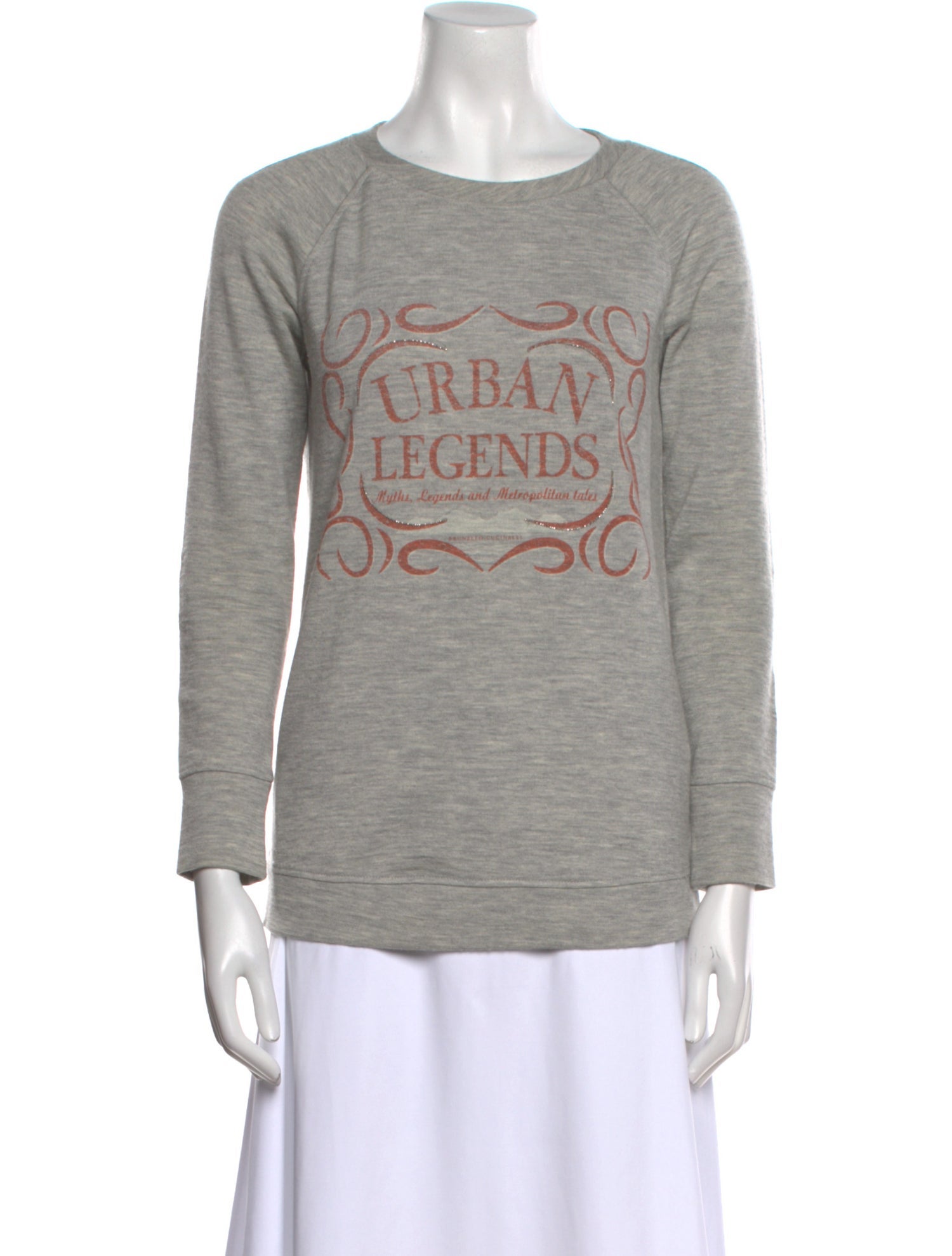 Brunello Cucinelli Cashmere Graphic Print Sweatshirt