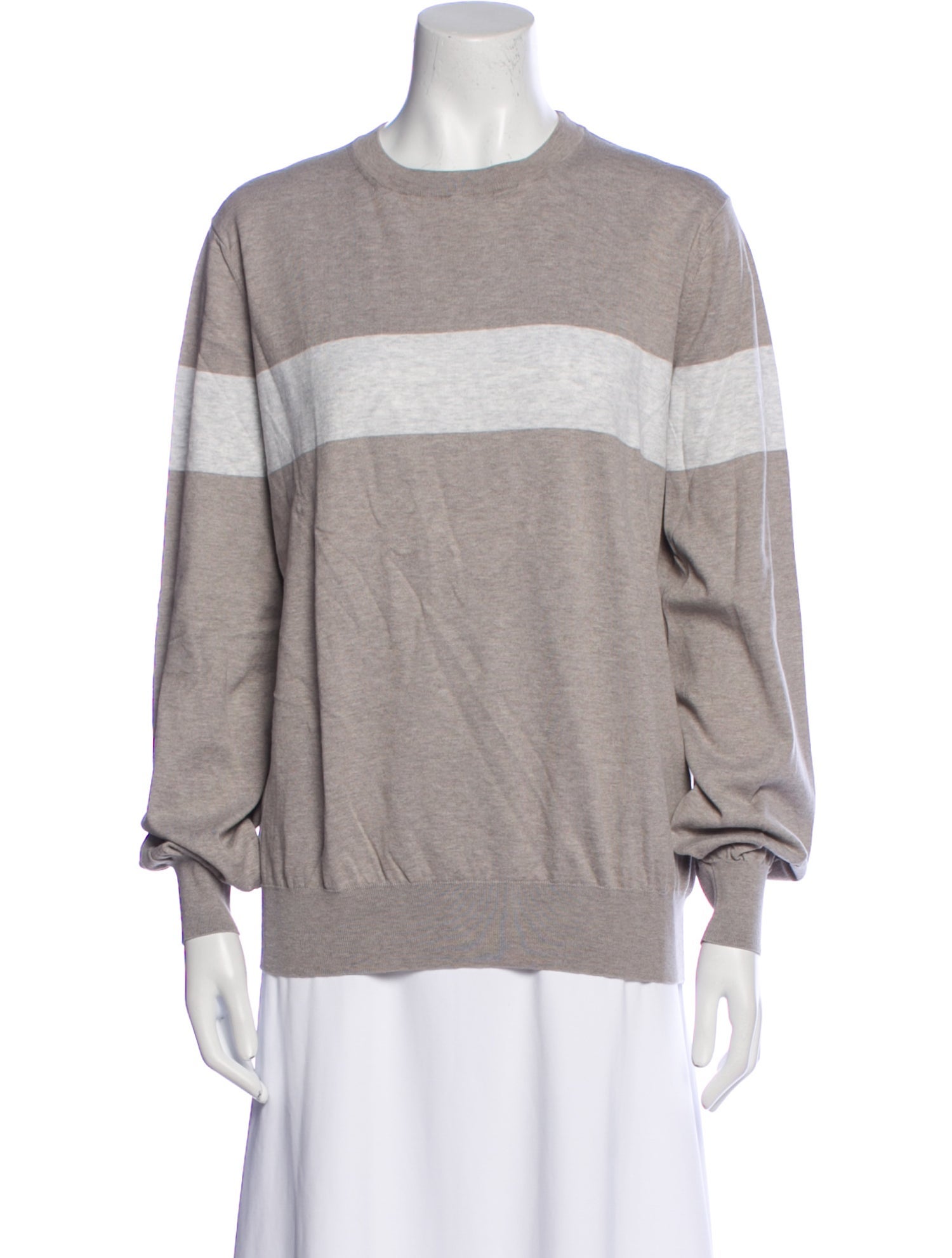 Brunello Cucinelli Cashmere Crew Neck Sweatshirt