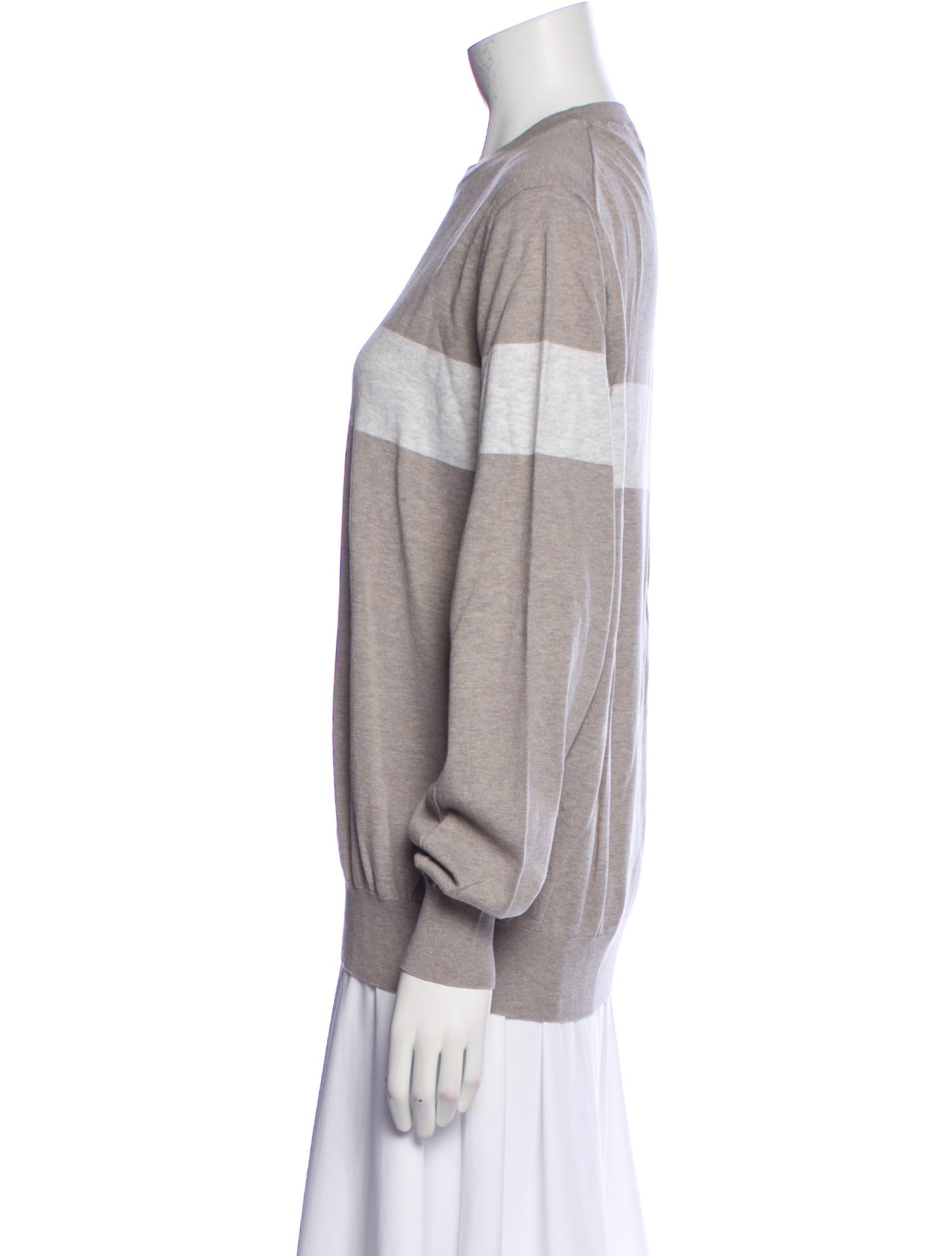 Brunello Cucinelli Cashmere Crew Neck Sweatshirt