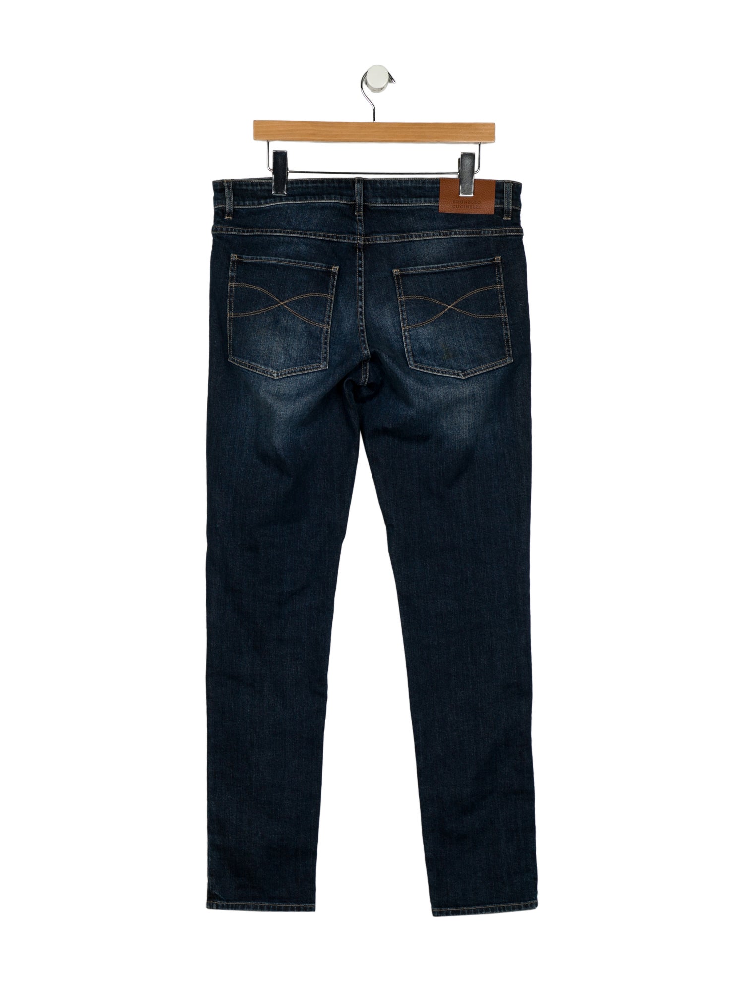 Brunello Cucinelli Low-Rise Straight Leg Jeans