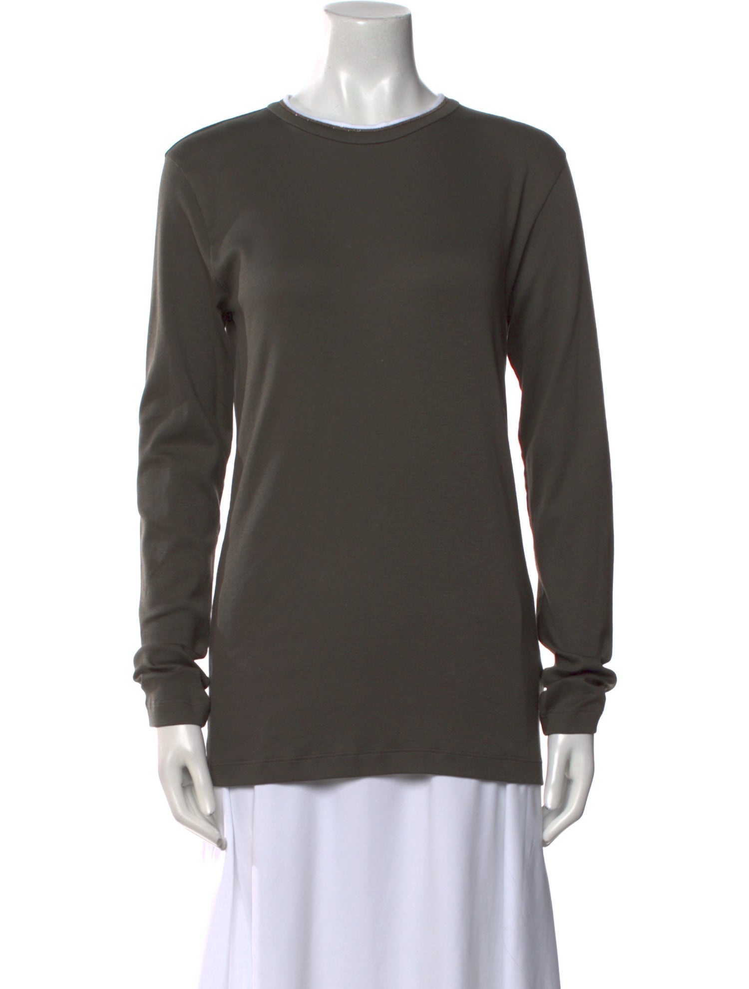 Brunello Cucinelli Crew Neck Long Sleeve Sweatshirt w/ Tags