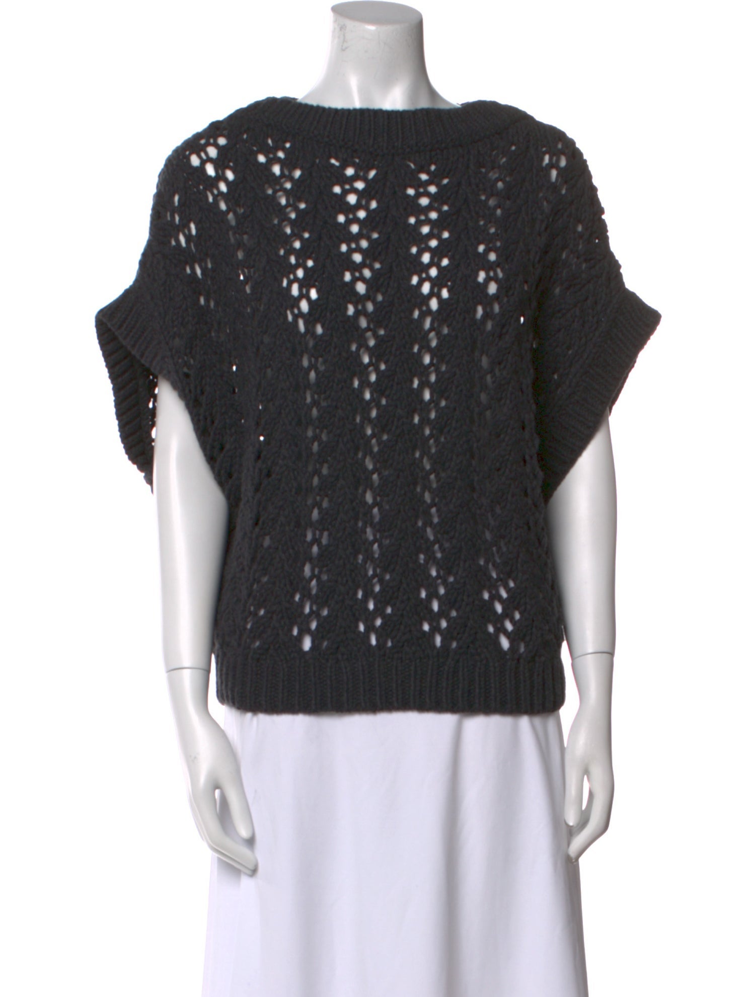 Brunello Cucinelli Wool Bateau Neckline Sweater