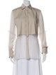 Brunello Cucinelli Long Sleeve Button-Up Top
