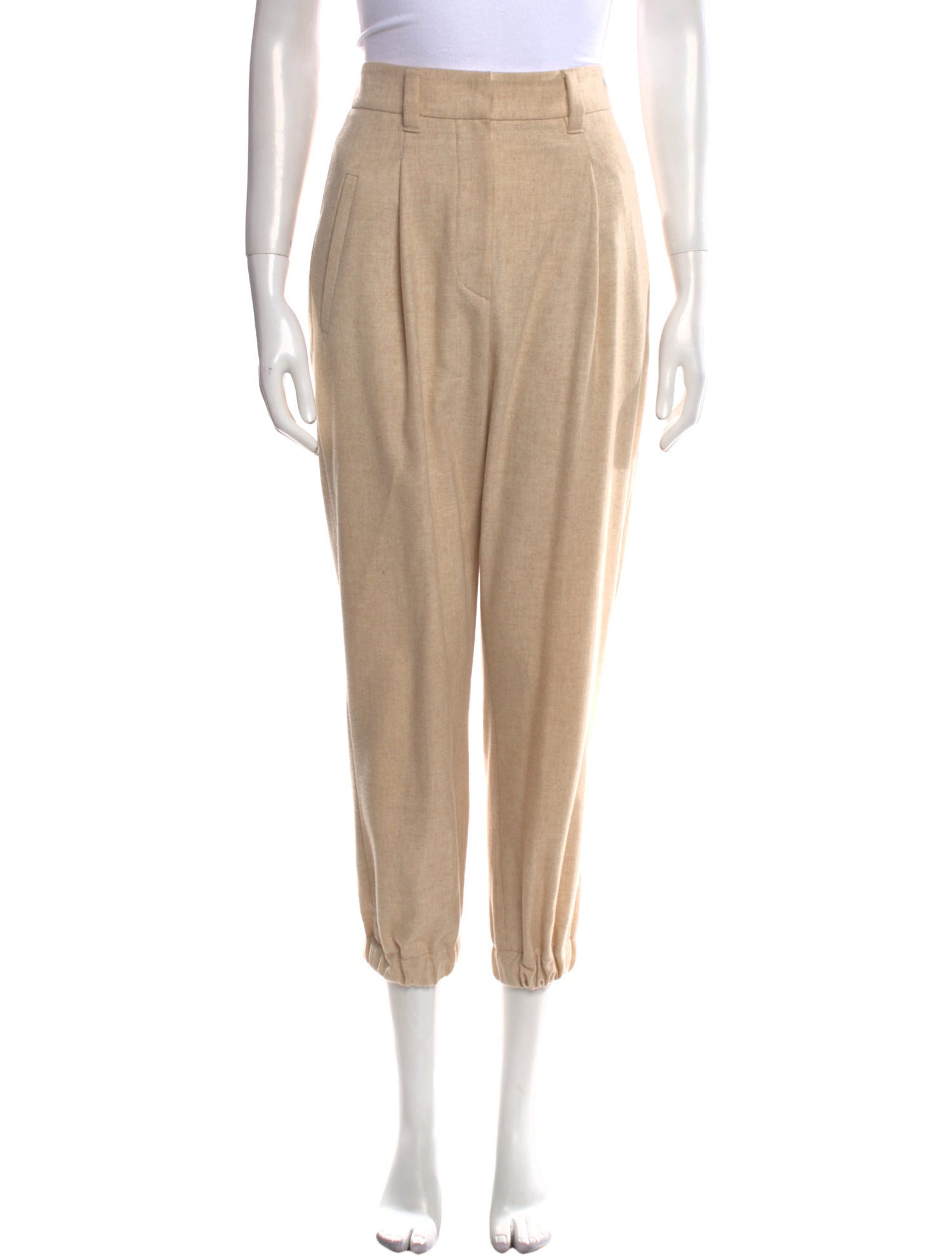 Brunello Cucinelli Virgin Wool Skinny Leg Pants