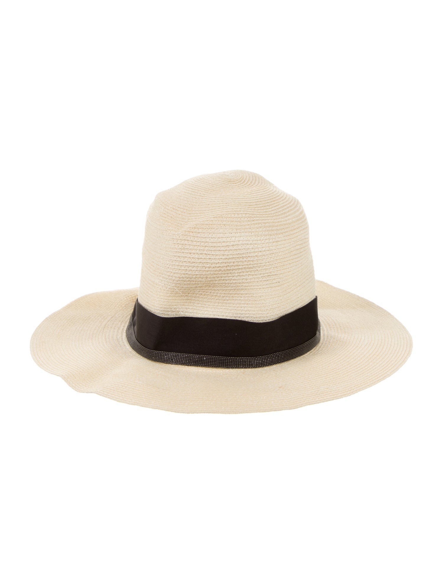 Brunello Cucinelli Woven Fedora Hat w/ Tags