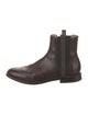 Brunello Cucinelli Monili Leather Chelsea Boots