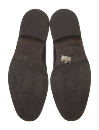 Brunello Cucinelli Monili Leather Chelsea Boots