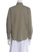 Brunello Cucinelli Long Sleeve Button-Up Top