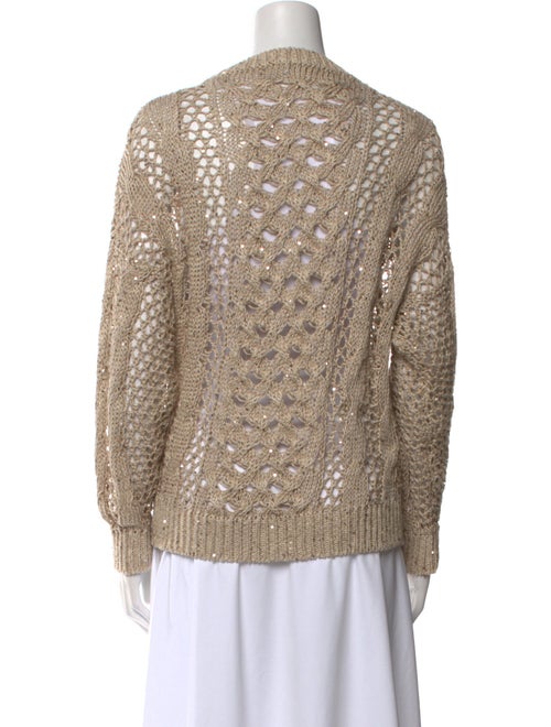Brunello Cucinelli Hemp Crew Neck Sweater