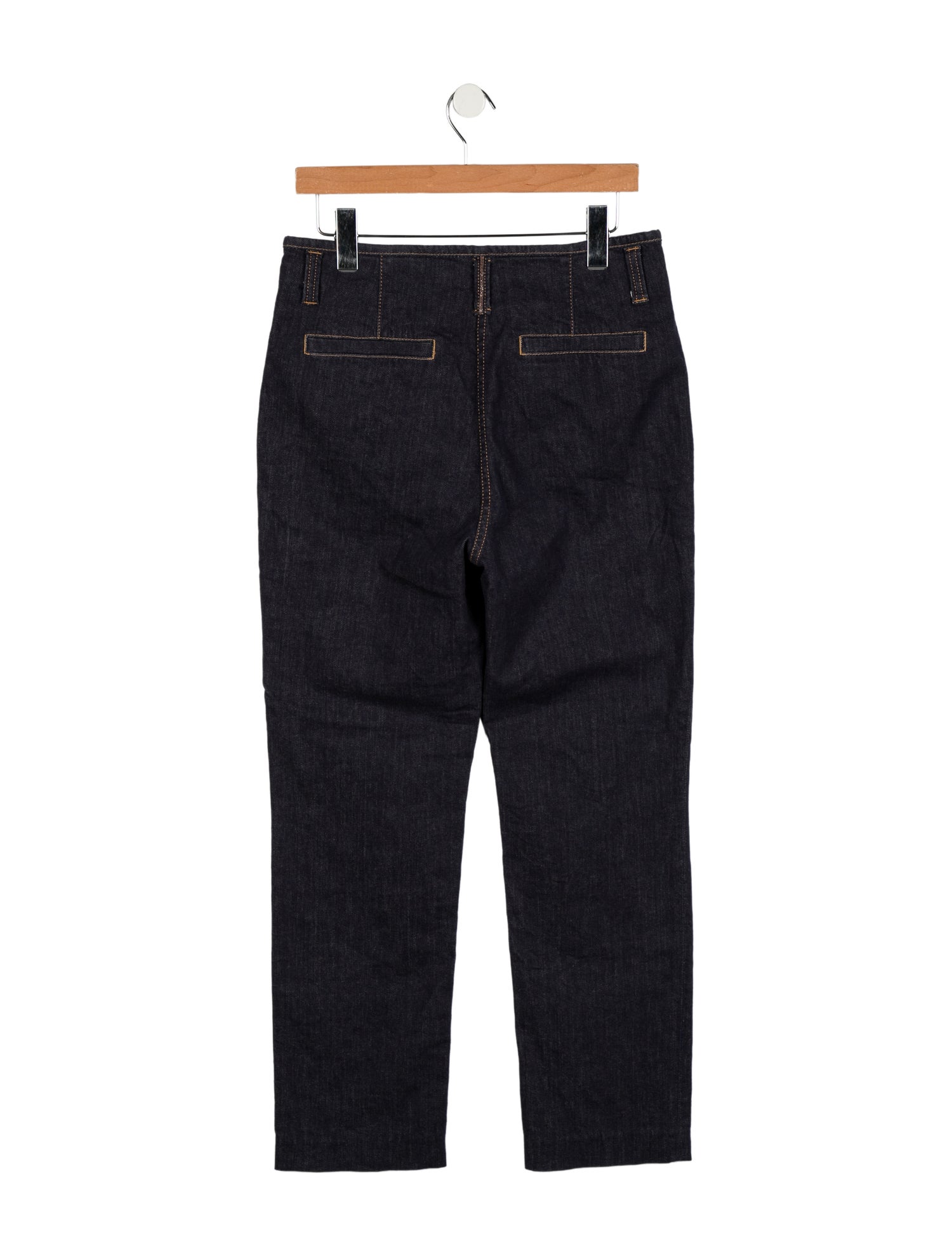 Brunello Cucinelli High-Rise Straight Leg Jeans