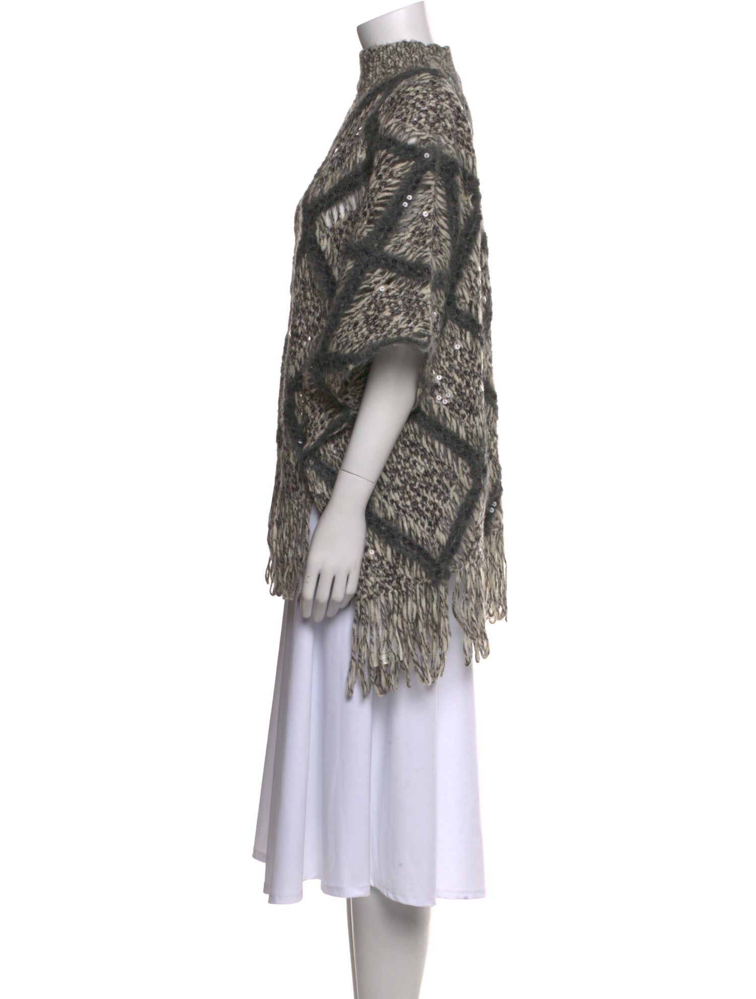 Brunello Cucinelli Wool Printed Sweater