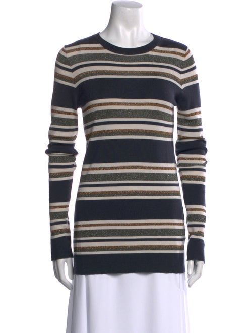 Brunello Cucinelli Virgin Wool Striped Sweater