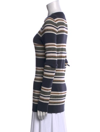 Brunello Cucinelli Virgin Wool Striped Sweater