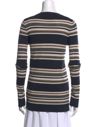 Brunello Cucinelli Virgin Wool Striped Sweater