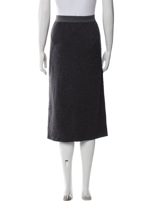 Brunello Cucinelli Virgin Wool Knee-Length Skirt
