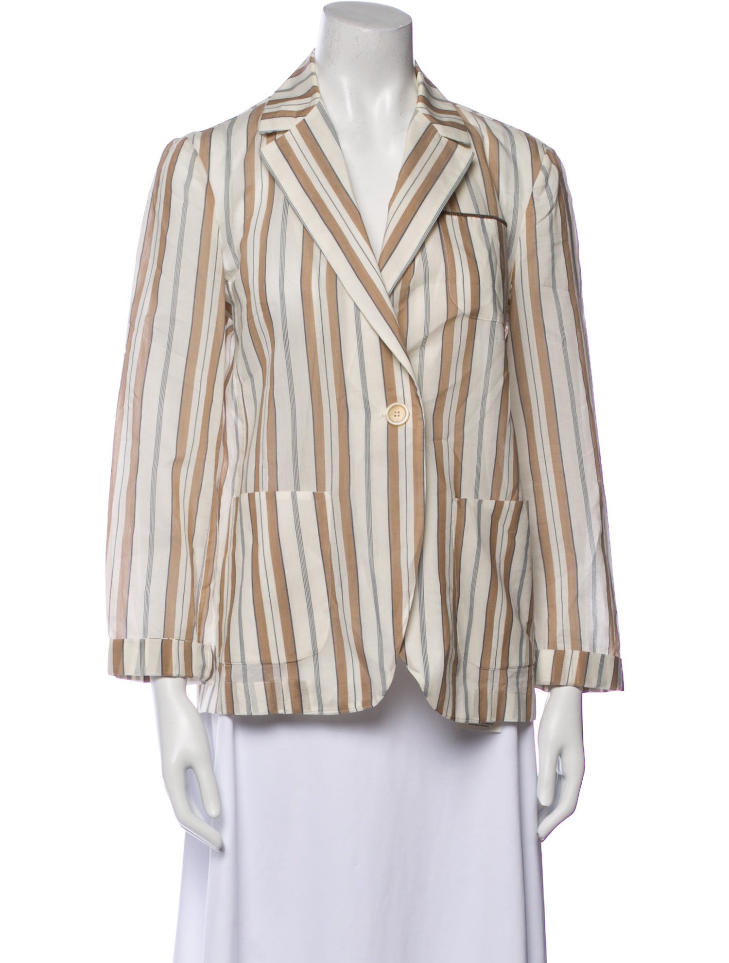 Brunello Cucinelli Striped Blazer