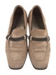 Brunello Cucinelli Suede Beaded Accents Loafers