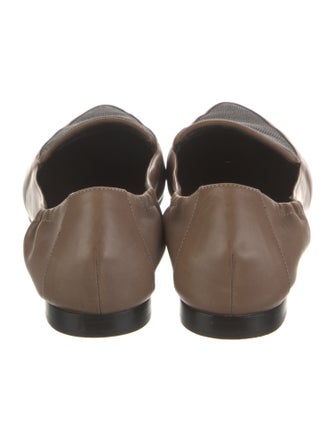 Brunello Cucinelli Monili Leather Loafers