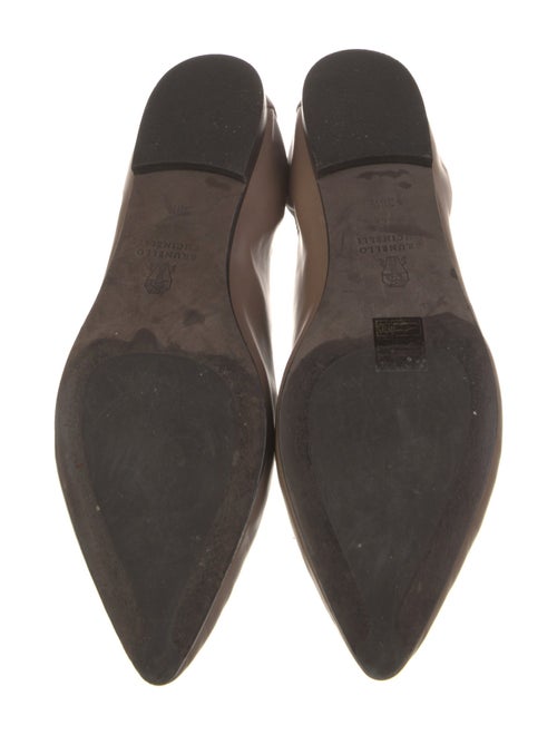 Brunello Cucinelli Monili Leather Loafers