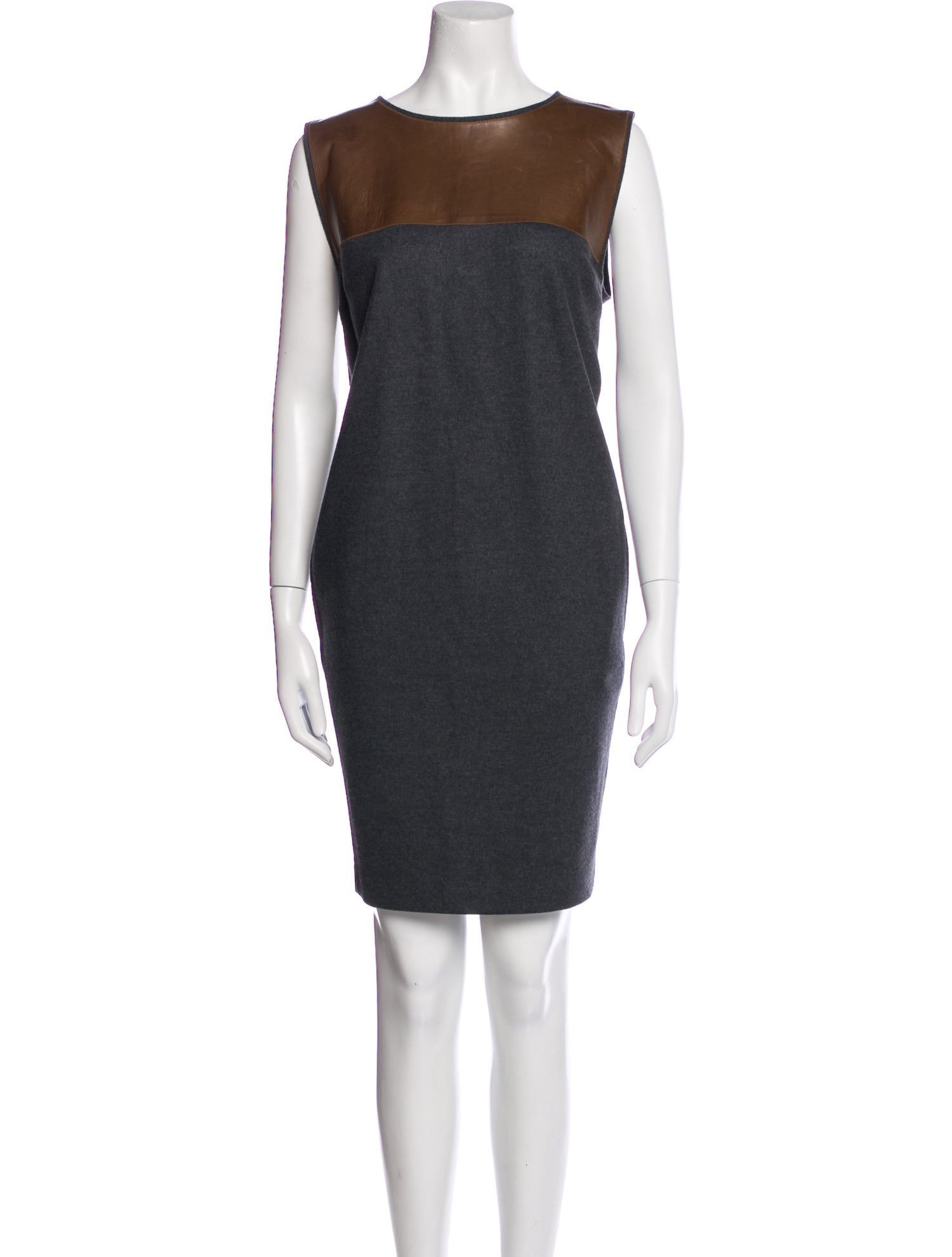 Brunello Cucinelli Virgin Wool Knee-Length Dress