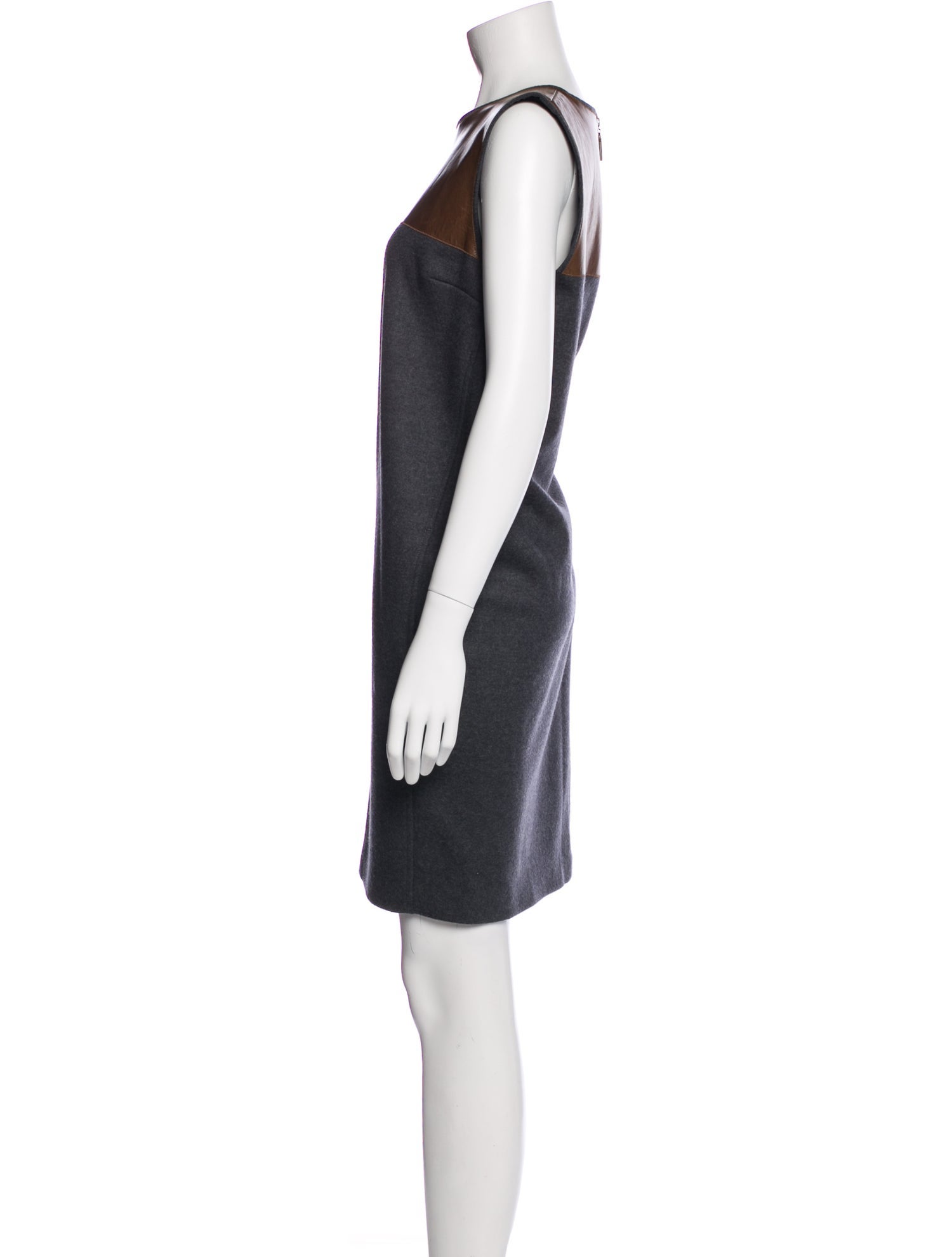 Brunello Cucinelli Virgin Wool Knee-Length Dress