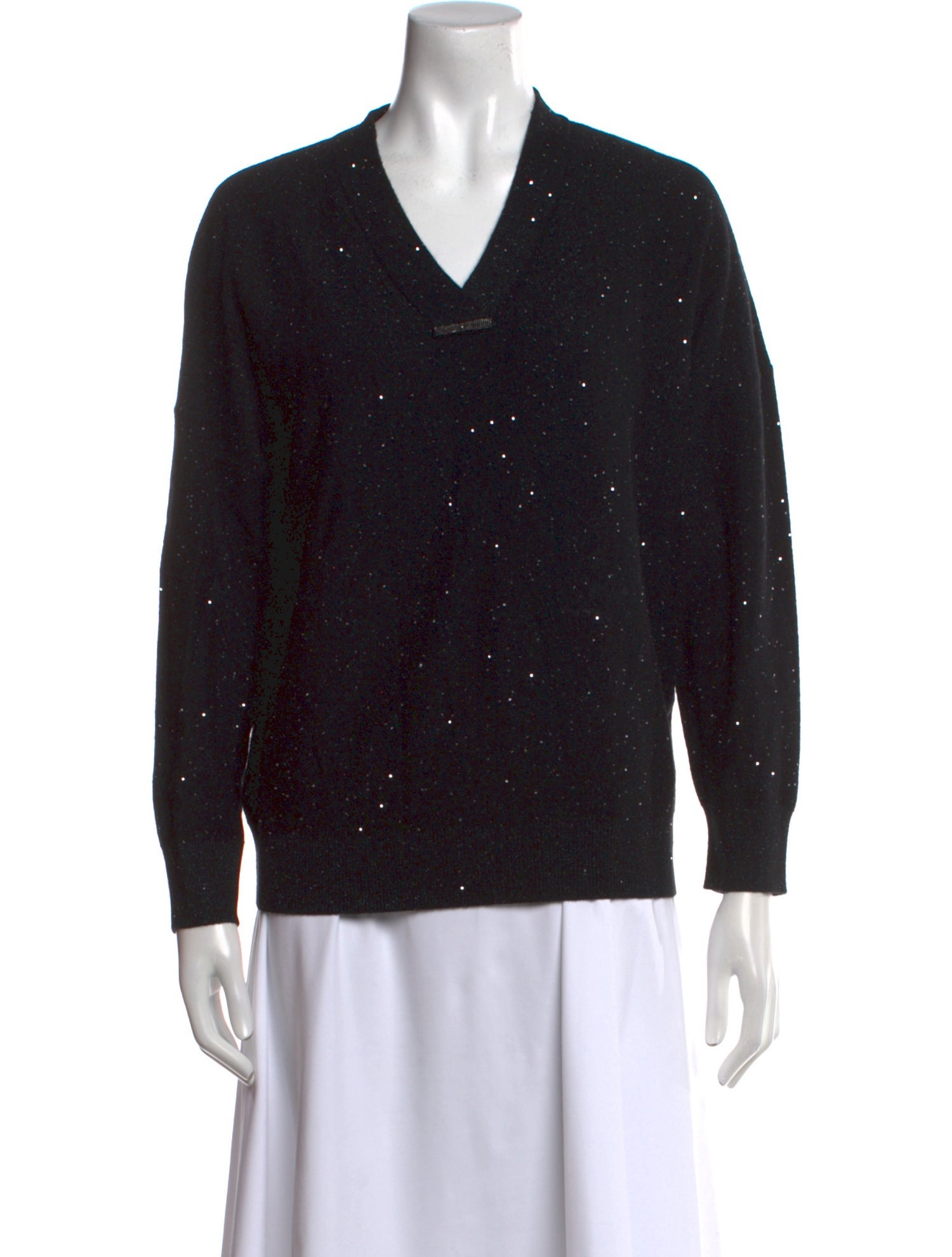 Brunello Cucinelli Cashmere V-Neck Sweater