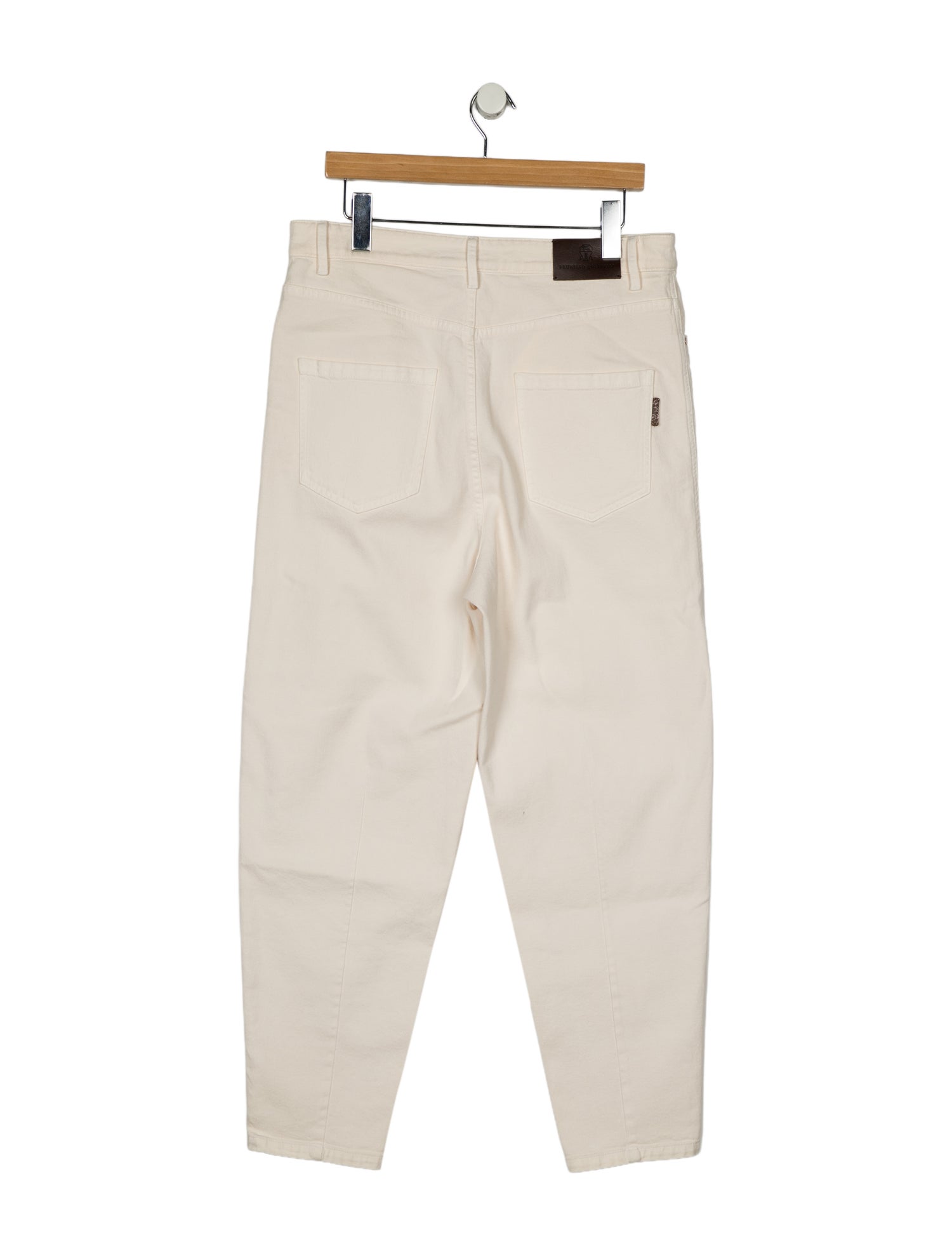 Brunello Cucinelli High-Rise Straight Leg Jeans