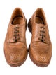 Brunello Cucinelli Leather Eyelet Trim Brogues