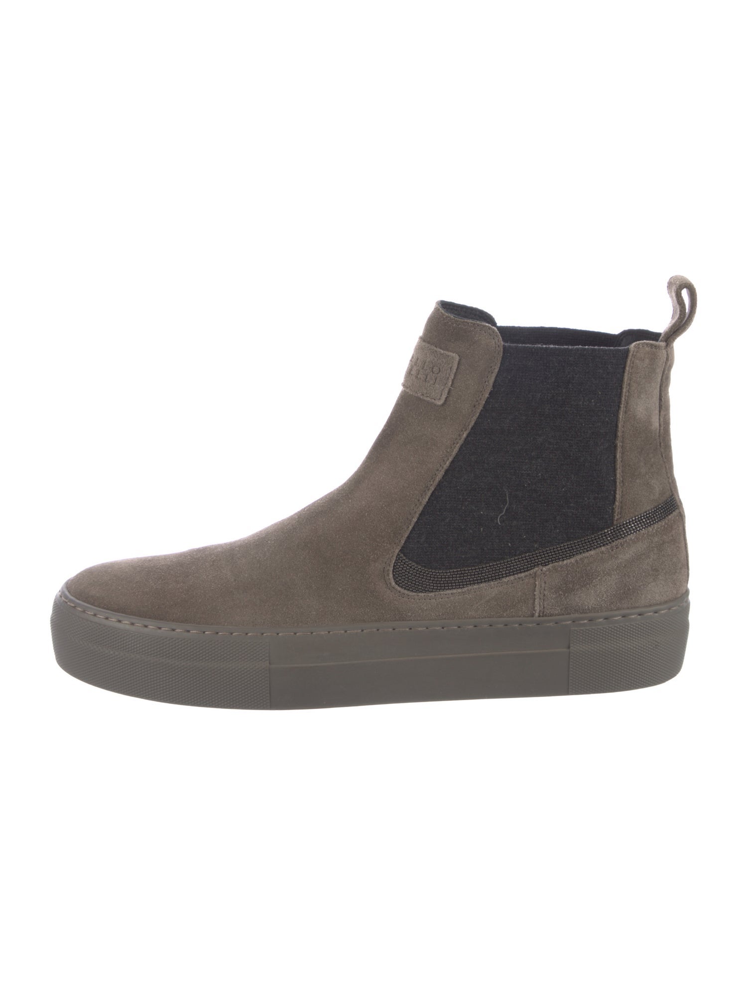 Brunello Cucinelli Suede Chelsea Boots