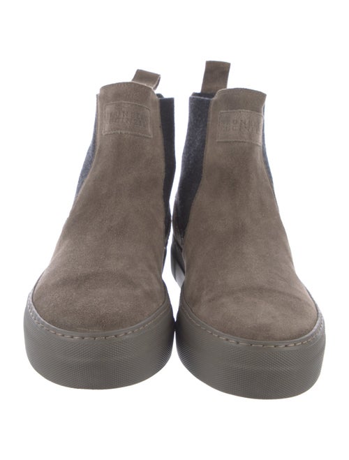 Brunello Cucinelli Suede Chelsea Boots