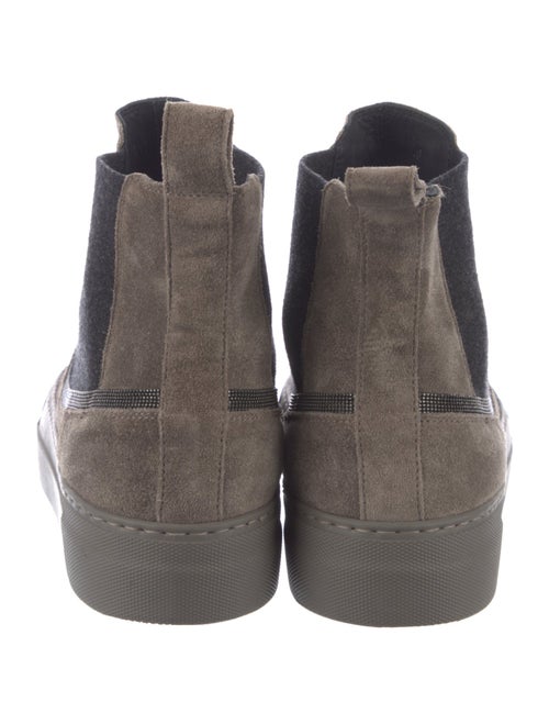 Brunello Cucinelli Suede Chelsea Boots