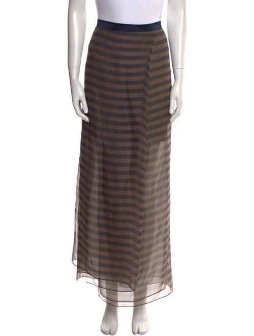 Brunello Cucinelli Silk Long Skirt