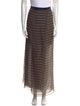 Brunello Cucinelli Silk Long Skirt