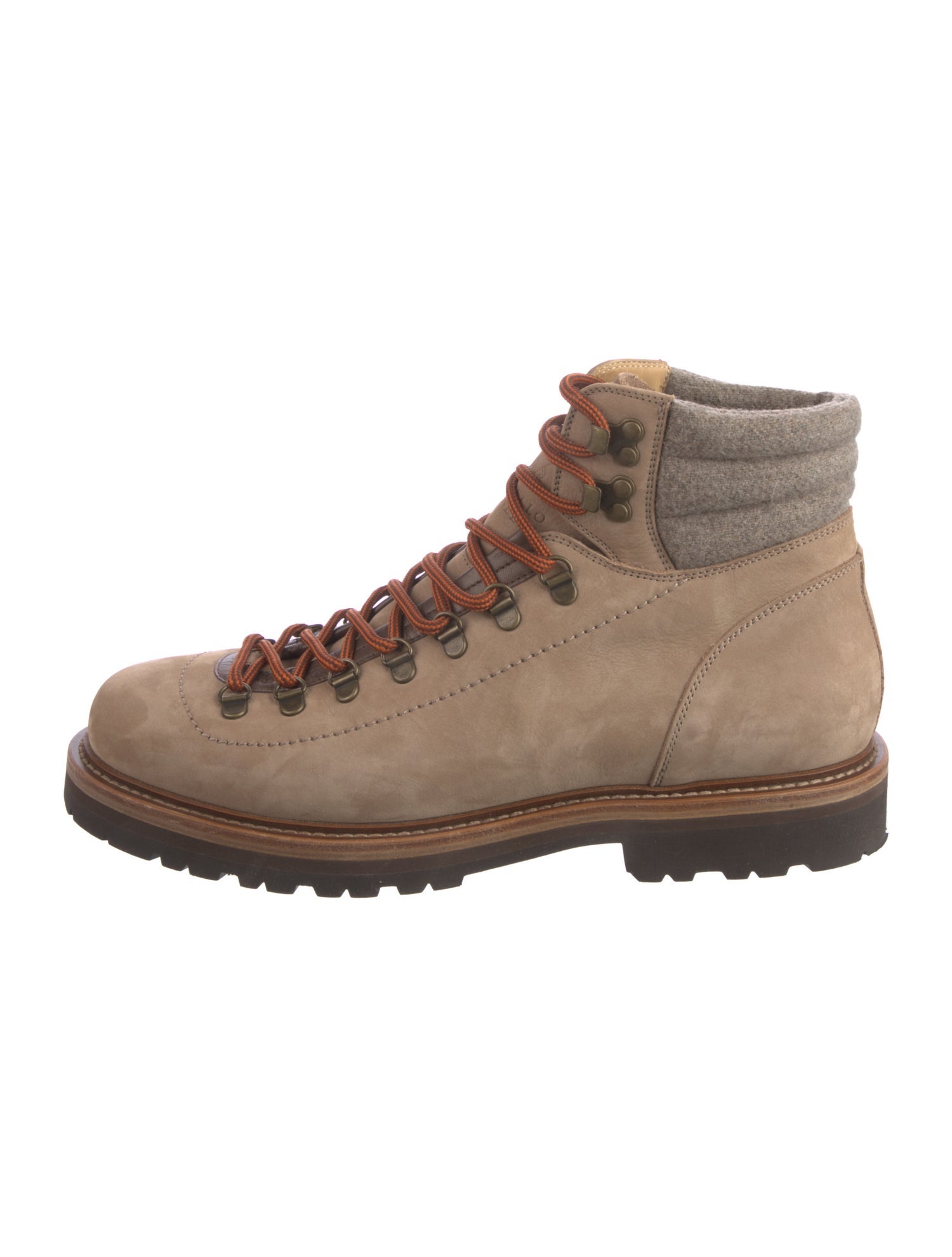 Brunello Cucinelli Nubuck Hiking Boots