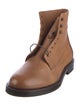 Brunello Cucinelli Leather Lace-Up Boots