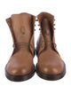 Brunello Cucinelli Leather Lace-Up Boots
